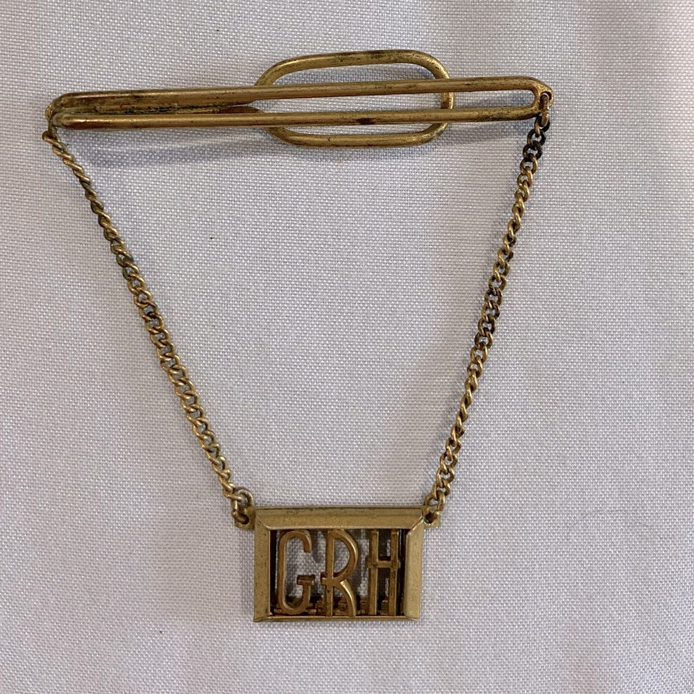 Vintage SWANK designer tie clip